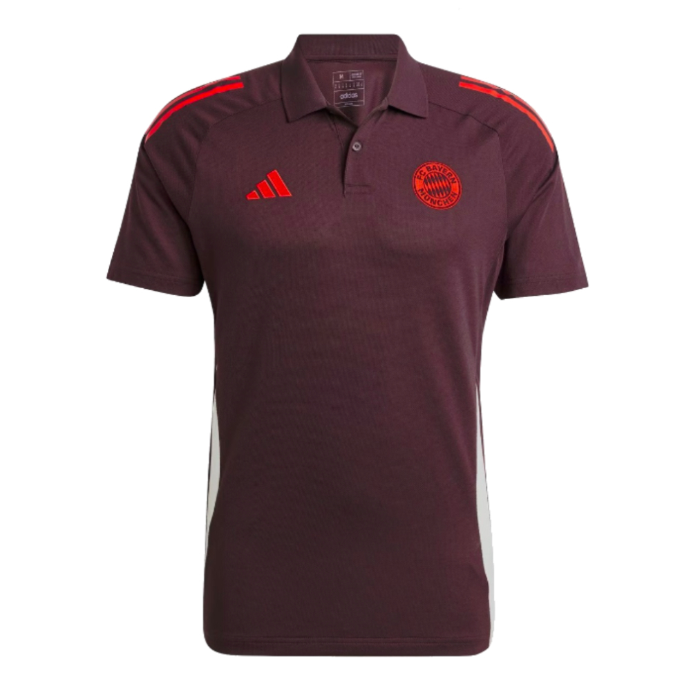 2024-2025 Bayern Munich Polo Shirt (Shadow Maroon) [IS9974 