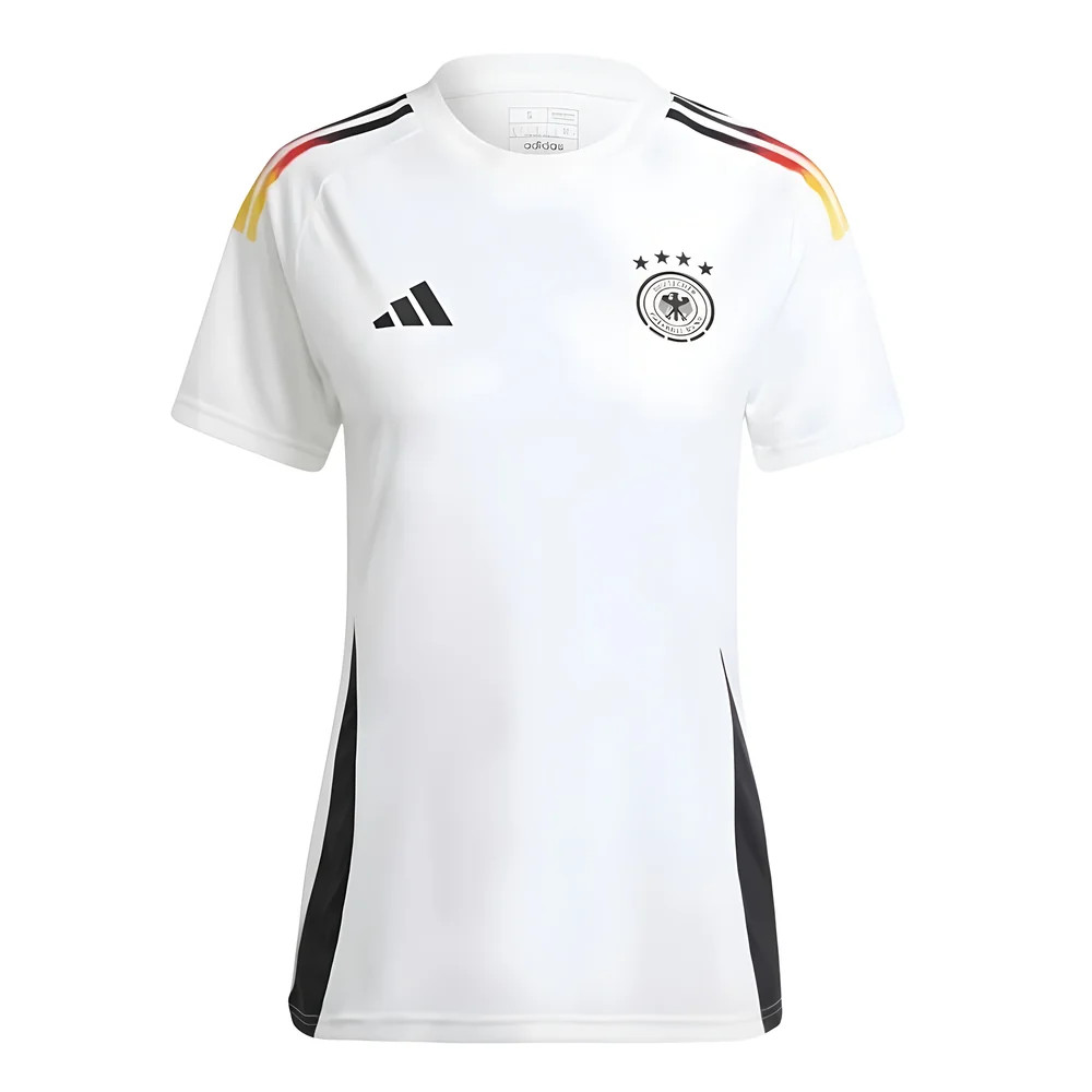 '24-'25 Germany Home Fan Shirt () Polyester Made By: Adidas Women's White Extra Large