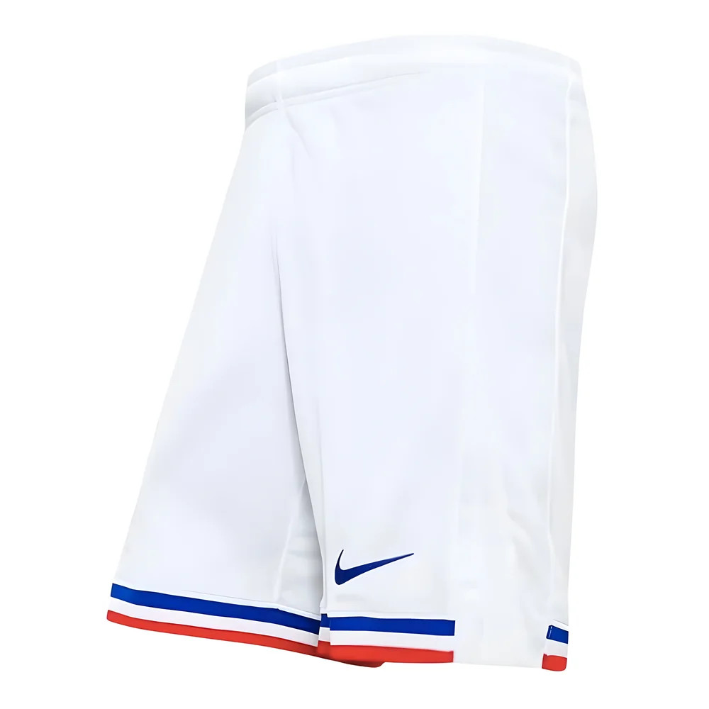 '24-'25 France Home Shorts (White) Polyester Made By: Nike Men's White Extra Large