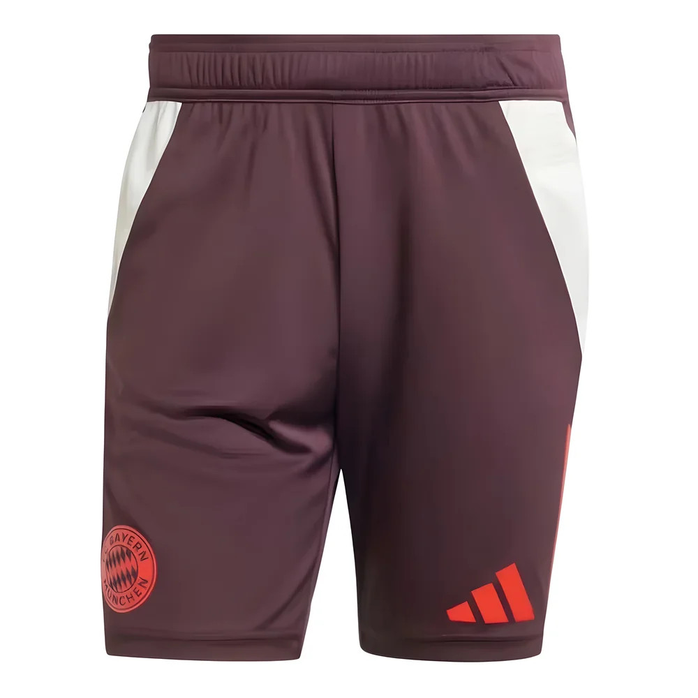 '24-'25 Bayern Munich Training Shorts (Shadow ) Polyester Made By: Adidas Men's Maroon Xxl