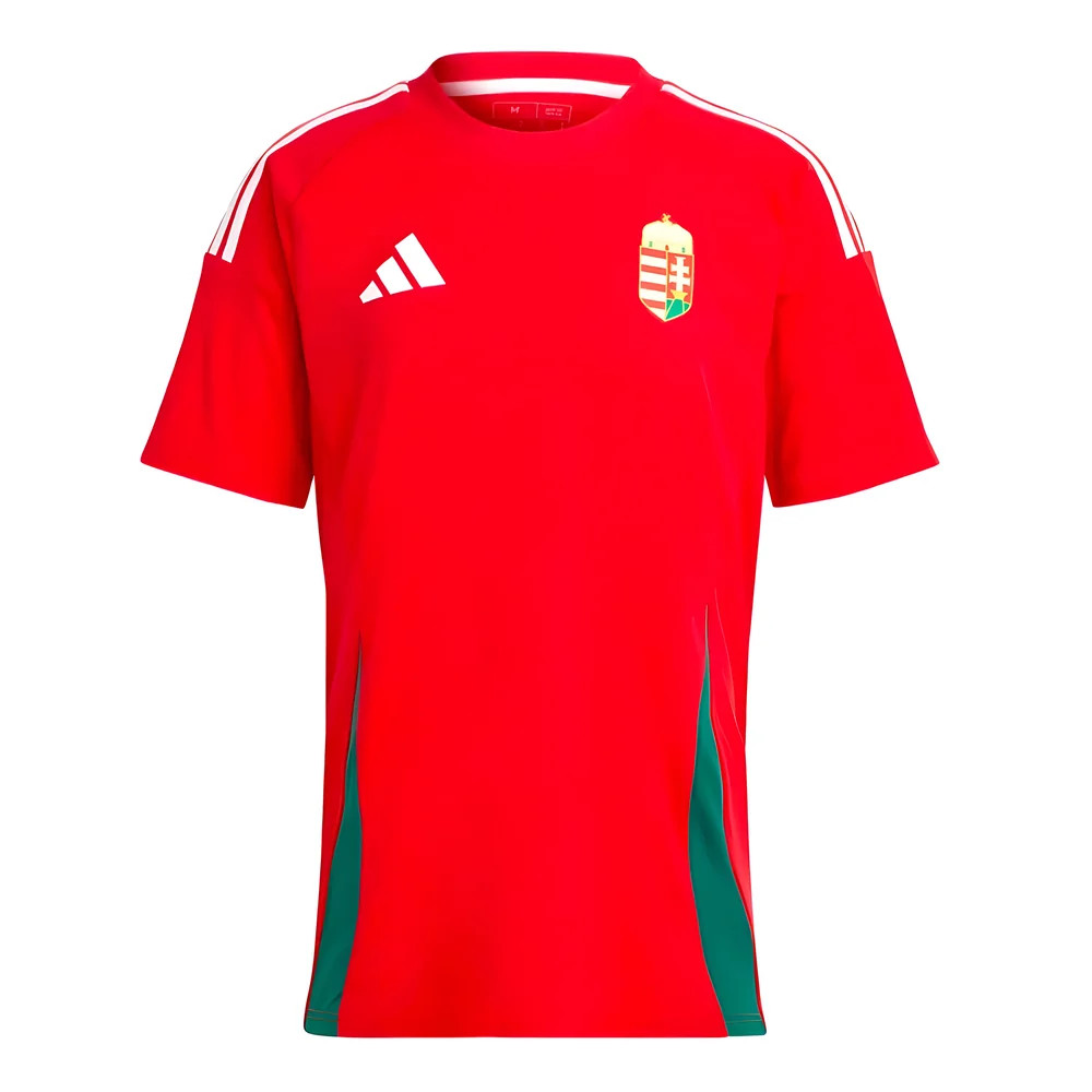 '24-'25 Hungary Home Fan Shirt Polyester Made By: Adidas Men's Red Extra Large