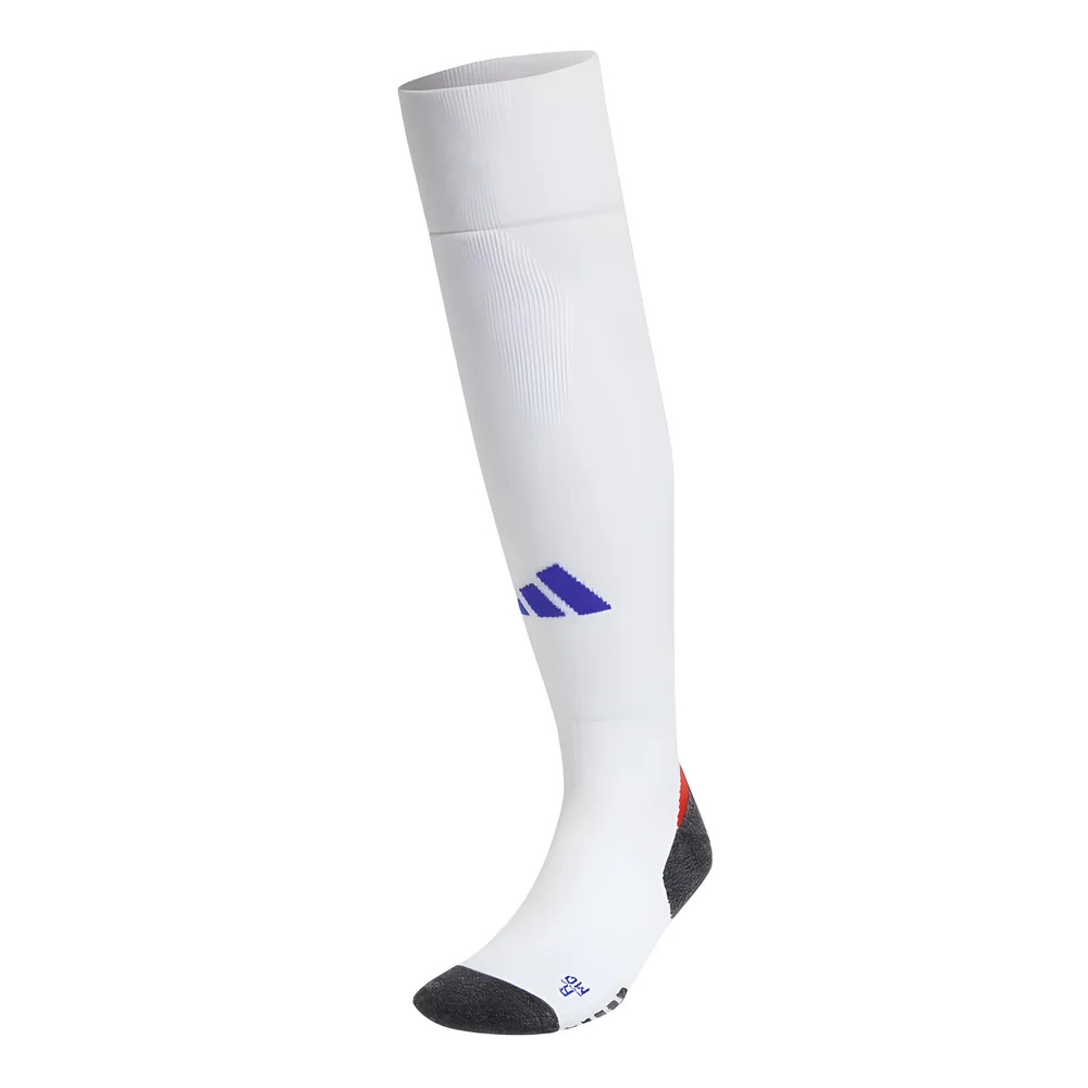 '24-'25 Olympique Lyon Home Socks (White) Adults Polyester Made By: Adidas Unisex White Small