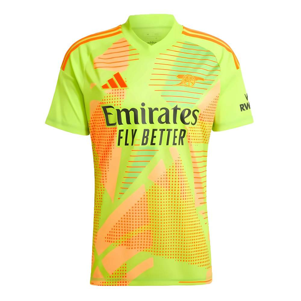 '24-'25 Arsenal Home Goalkeeper Shirt (Yellow) Polyester Made By: Adidas Men's Yellow 3XL