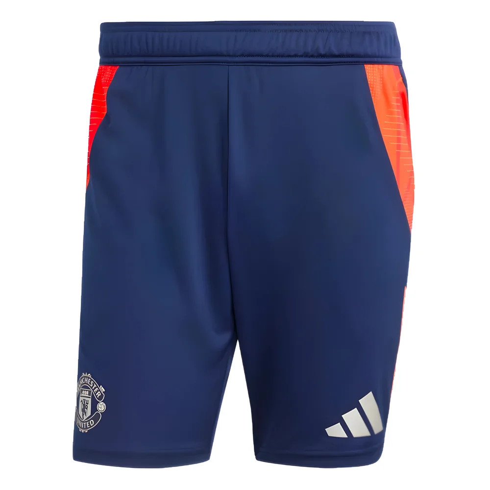 '24-'25 Man Utd Training Shorts (Night Indigo) Polyester Manchester United Made By: Adidas Men's Navy Extra Small