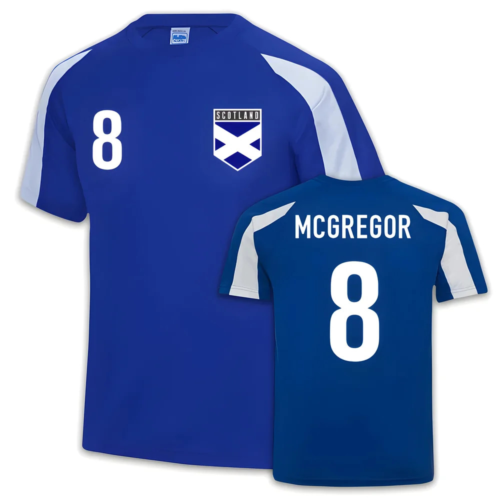 Scotland Sports Training Jersey (Mcgregor) Polyester Uksoccershop Men's Blue Xxl