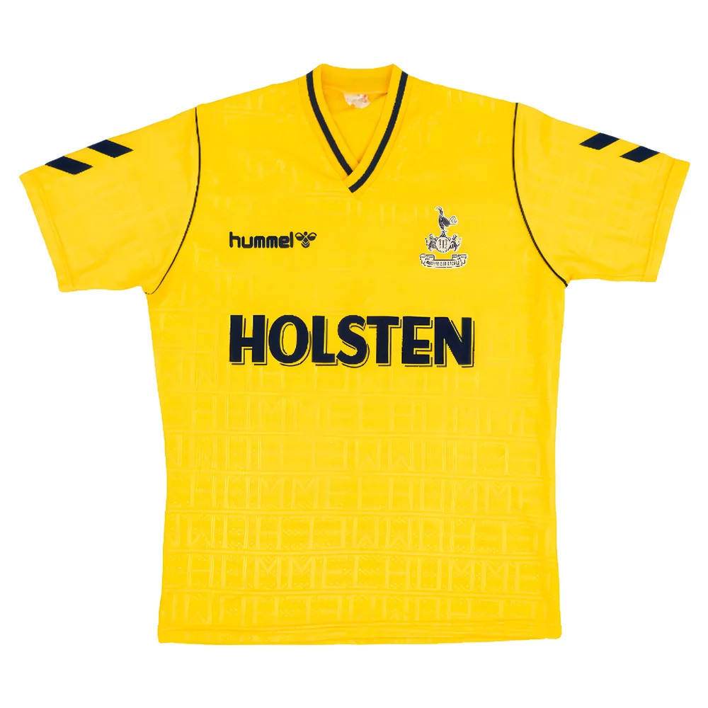 Spurs 1988 Hummel Away Retro Football Shirt 100% POLYESTER Men's - Image 2