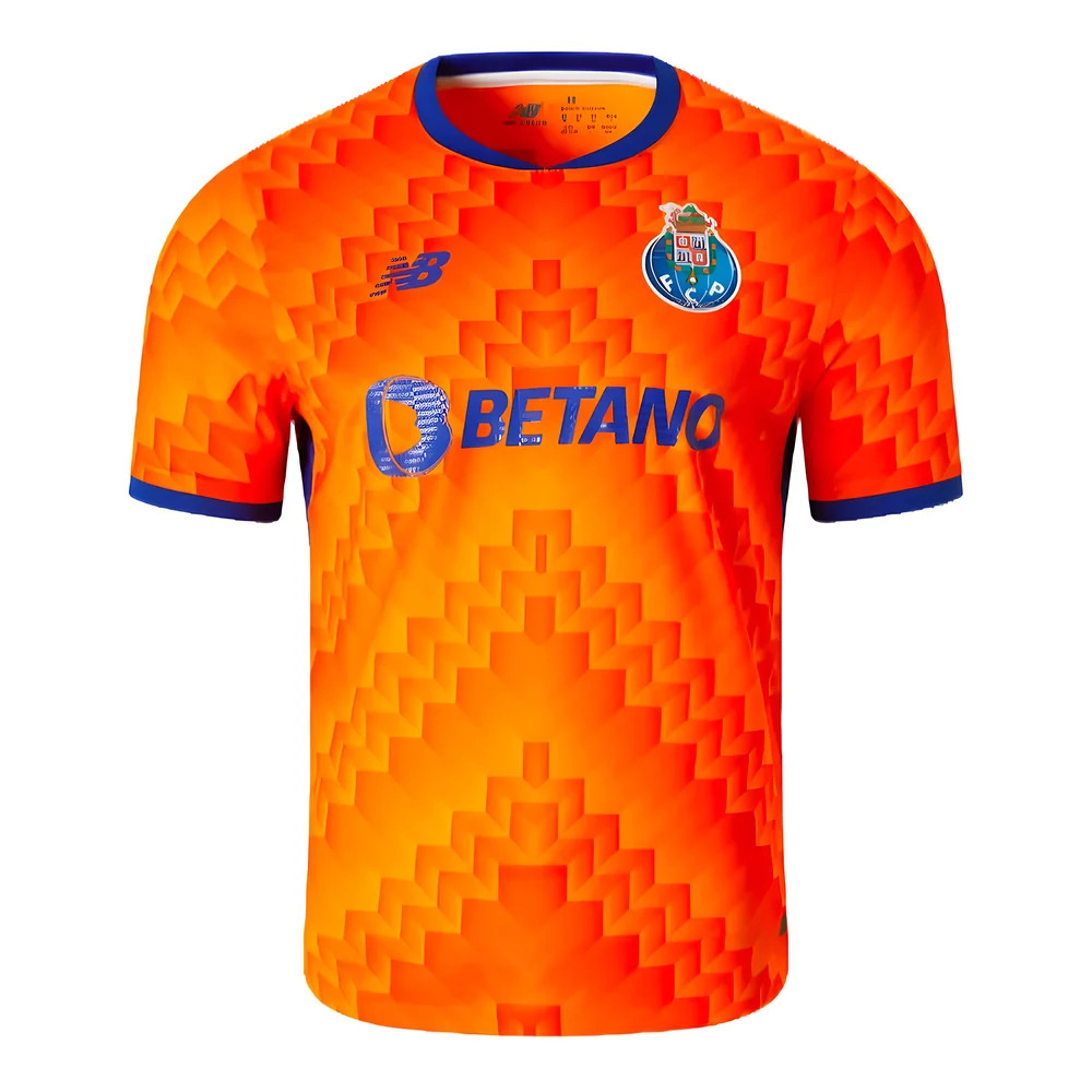 '24-'25 Fc Porto Away Shirt Polyester Made By: New Balance Men's Orange Small