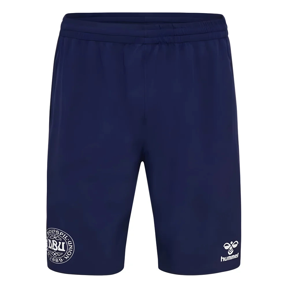 '24-'25 Denmark Training Shorts (Marine) Polyester Made By: Hummel Men's Navy 3XL