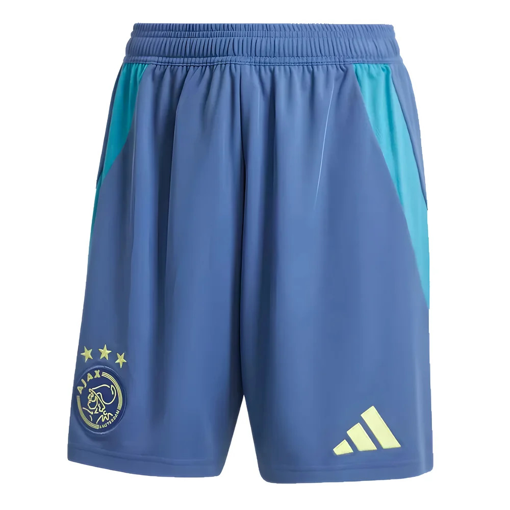 '24-'25 Ajax Away Shorts (Blue) Polyester Made By: Adidas Men's Blue Xxl