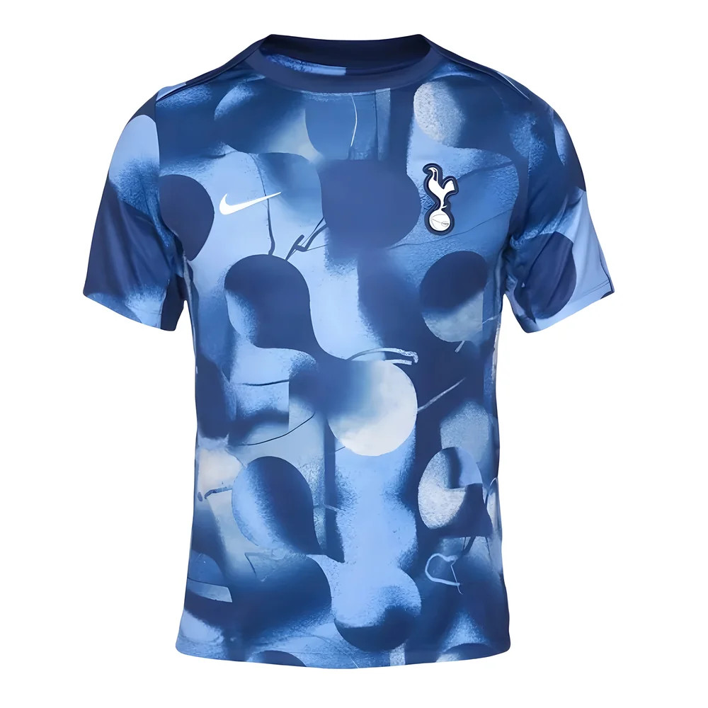 '24-'25 Tottenham Pre-Match Shirt (Binary ) Polyester Made By: Nike Men's Blue Medium