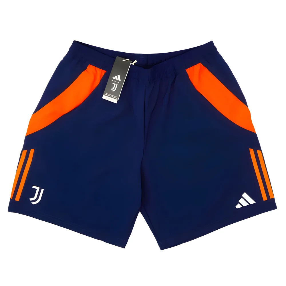 '24-'25 Juventus Downtime Shorts (Navy) Polyester Made By: Adidas Men's Navy 42 Waist