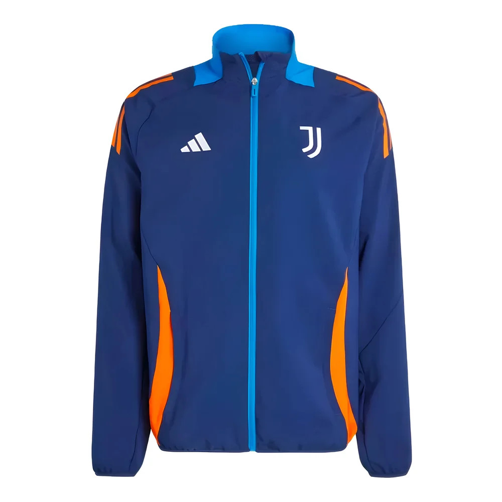'24-'25 Juventus Presentation Jacket (Navy) Polyester Made By: Adidas Men's Navy Small