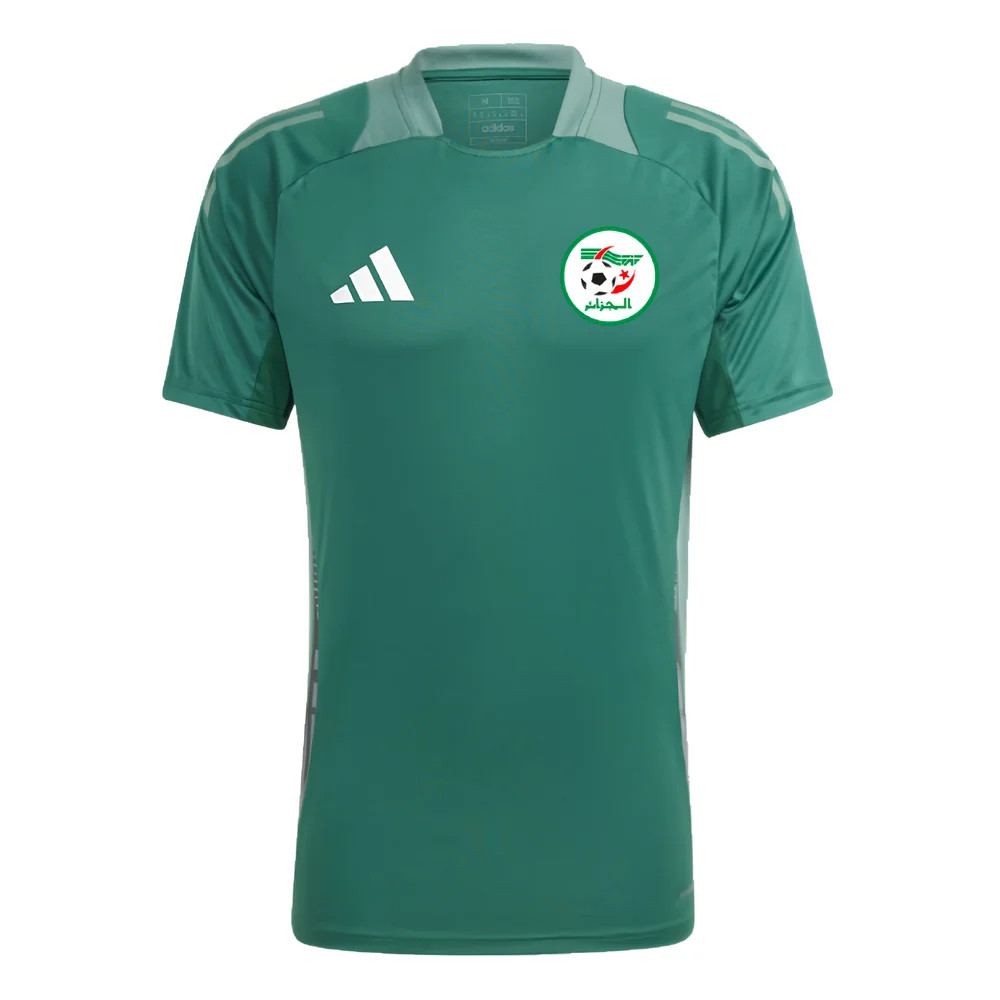 '24-'25 Algeria Training Jersey (Green) Polyester Made By: Adidas Men's Green Large