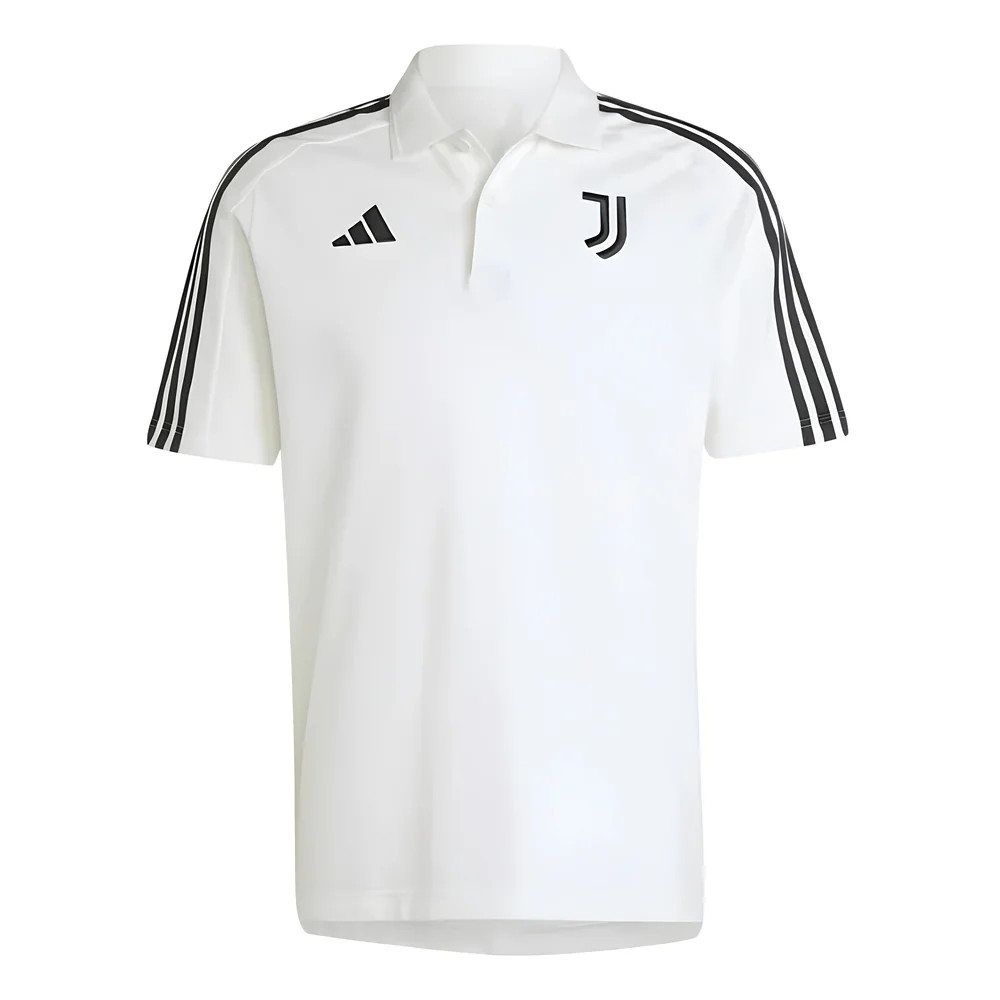 '24-'25 Juventus Dna Polo Shirt (White) Polyester Made By: Adidas Men's White Xxl