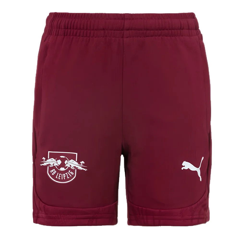 '24-'25 Bull Leipzig Training Shorts (Dark Jasper) Polyester Made By: Puma Men's Red Medium
