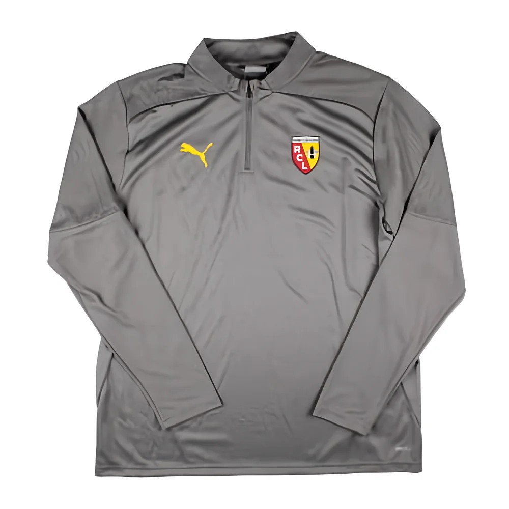 '24-'25 Racing Lens 1/4 Zip Training Top (Cast Iron) Polyester Made By: Puma Men's Grey Extra Large