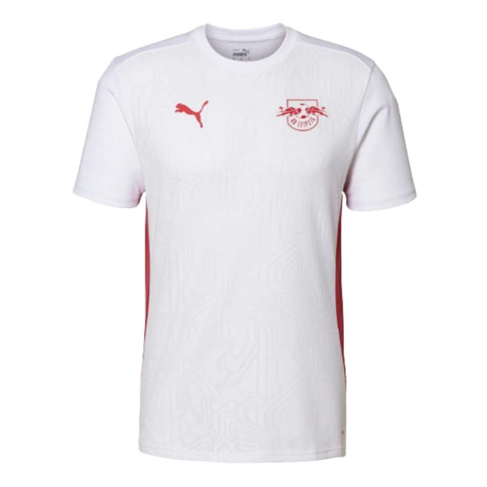 '24-'25 Bull Leipzig Training Shirt (White) Polyester Made By: Puma Men's Red Xxl