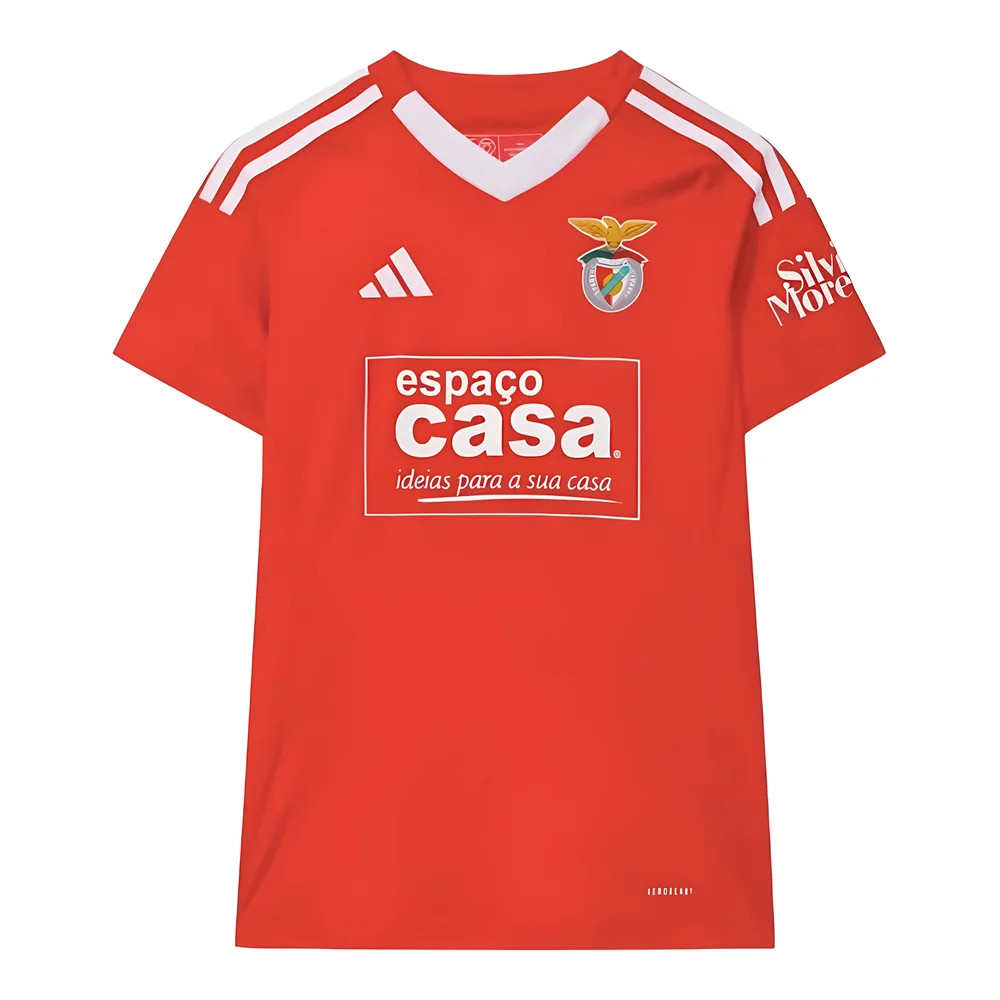 '24-'25 Benfica Home Shirt () Polyester Made By: Adidas Women's Red Medium