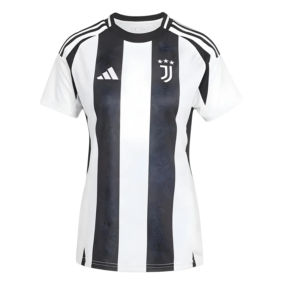 '24-'25 Juventus Home Shirt () Polyester Made By: Adidas Women's Black Extra Large