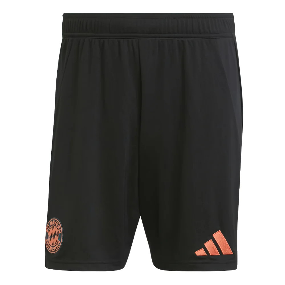 '24-'25 Bayern Munich Away Shorts (Black) Polyester Made By: Adidas Men's Black Medium