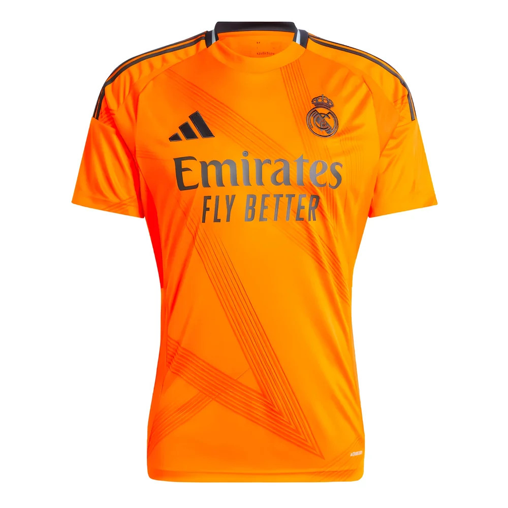 '24-'25 Real Madrid Away Shirt Polyester Made By: Adidas Men's Orange Xxl