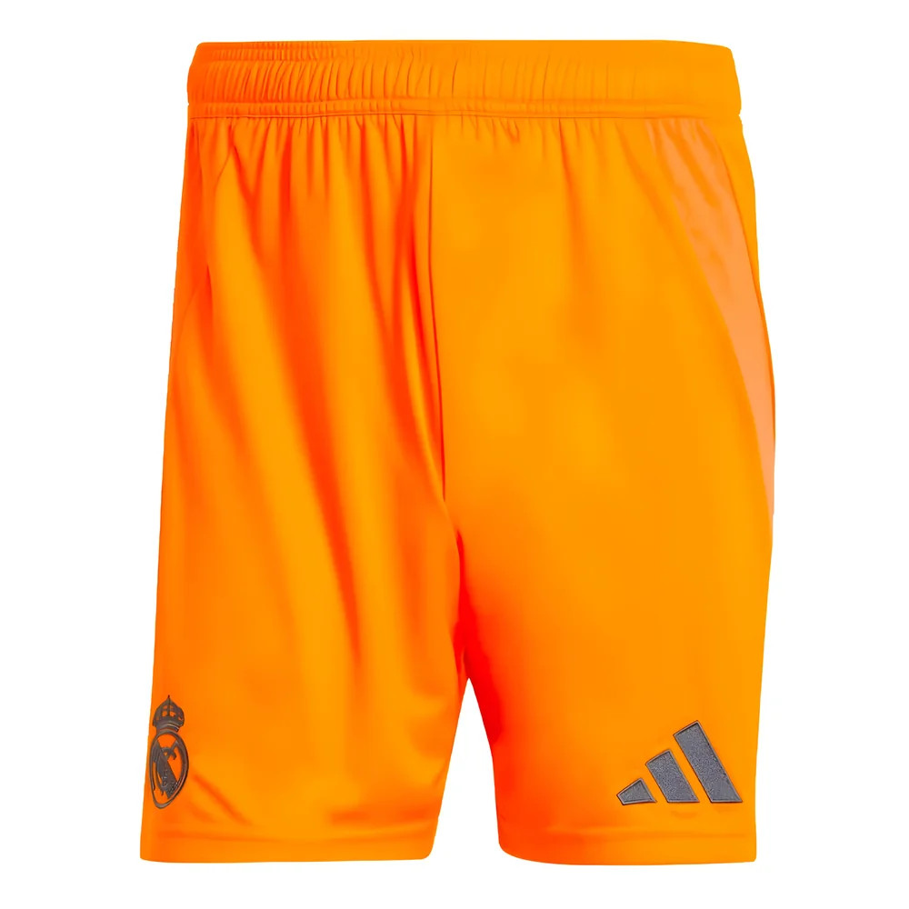 '24-'25 Real Madrid Away Shorts (Orange) Polyester Made By: Adidas Men's Orange Xxl