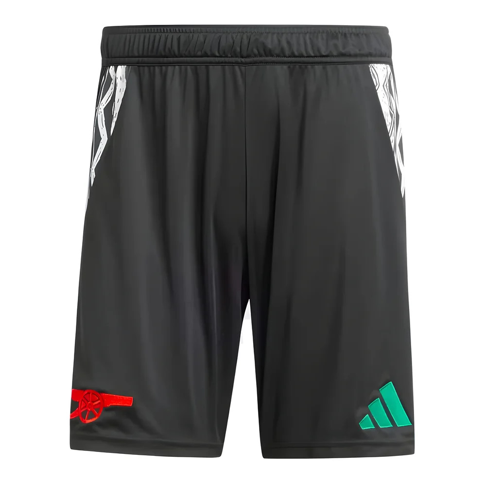 '24-'25 Arsenal Away Shorts (Black) Polyester Made By: Adidas Men's Black Xxl