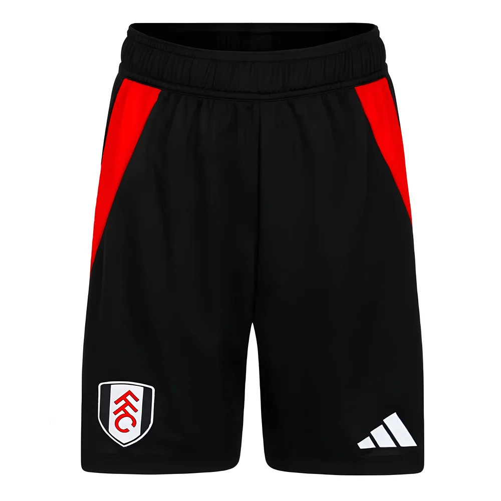 '24-'25 Fulham Home Shorts (Black) - Kids Polyester Made By: Adidas Unisex Kids Black 28 Waist