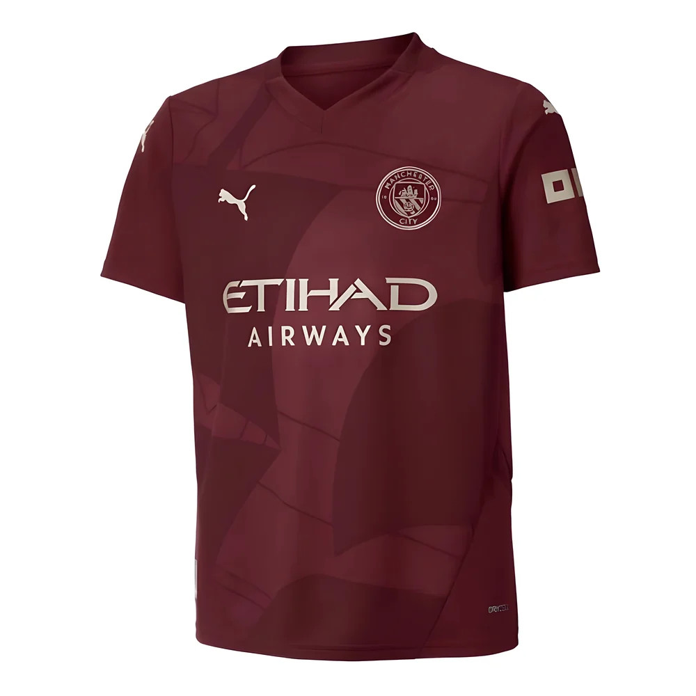 ’24-’25 Man City Third Shirt (Kids) Maroon 7-8 Polyester Manchester City Made By: Puma ’24-’25 Man City Third Shirt (Kids) Maroon 7-8 Polyester Manchester City Made By: Puma