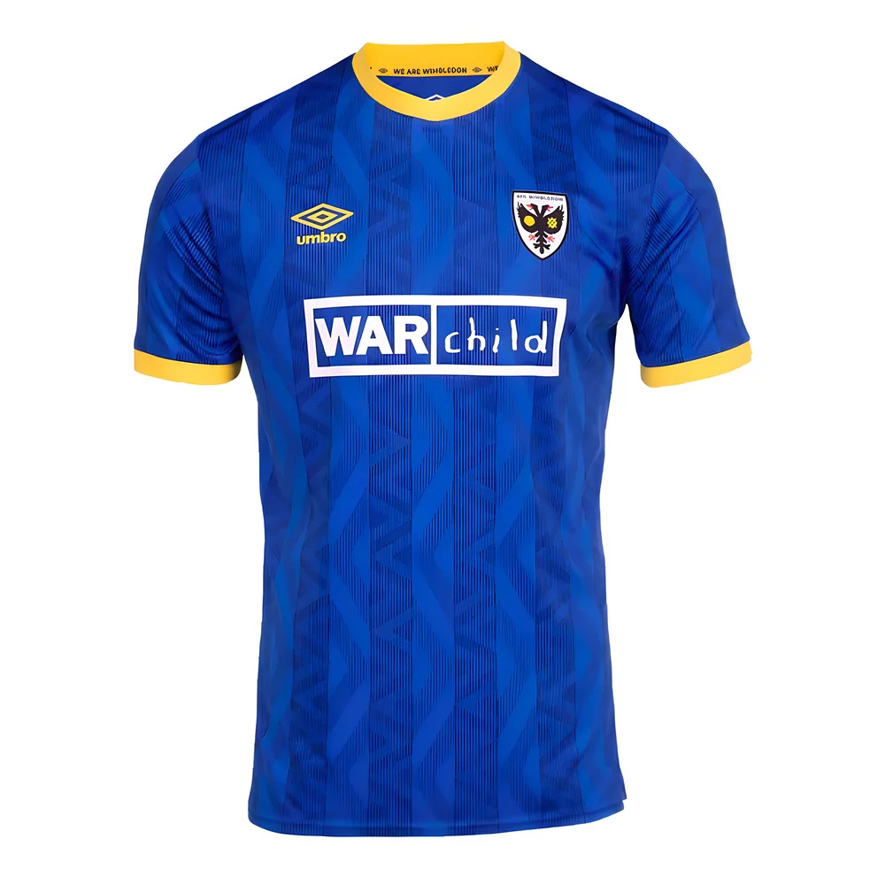 2024-2025 AFC Wimbledon Home Shirt [UM2145-LJTY] Uksoccershop