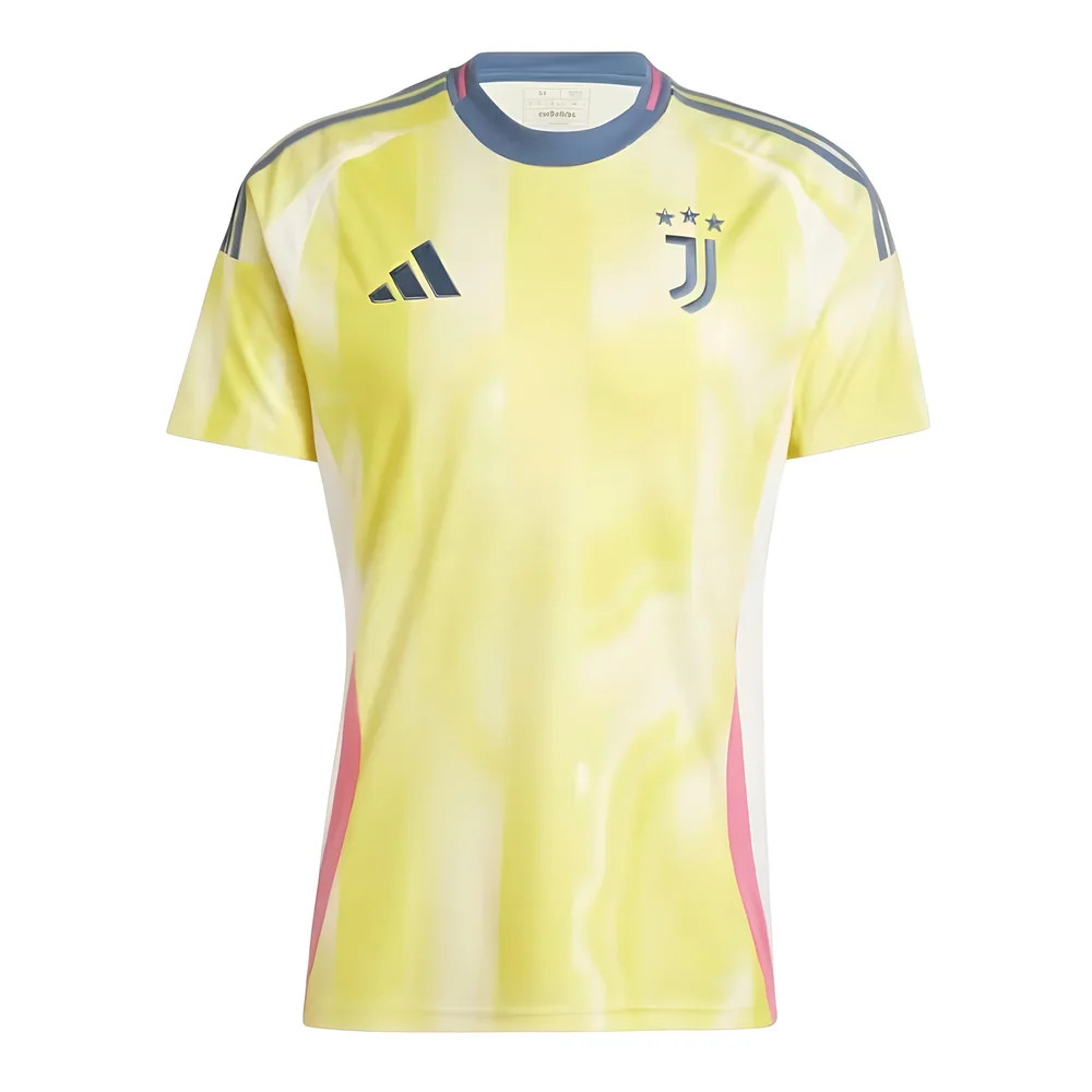 '24-'25 Juventus Away Shirt Polyester Made By: Adidas Men's Yellow 3XL