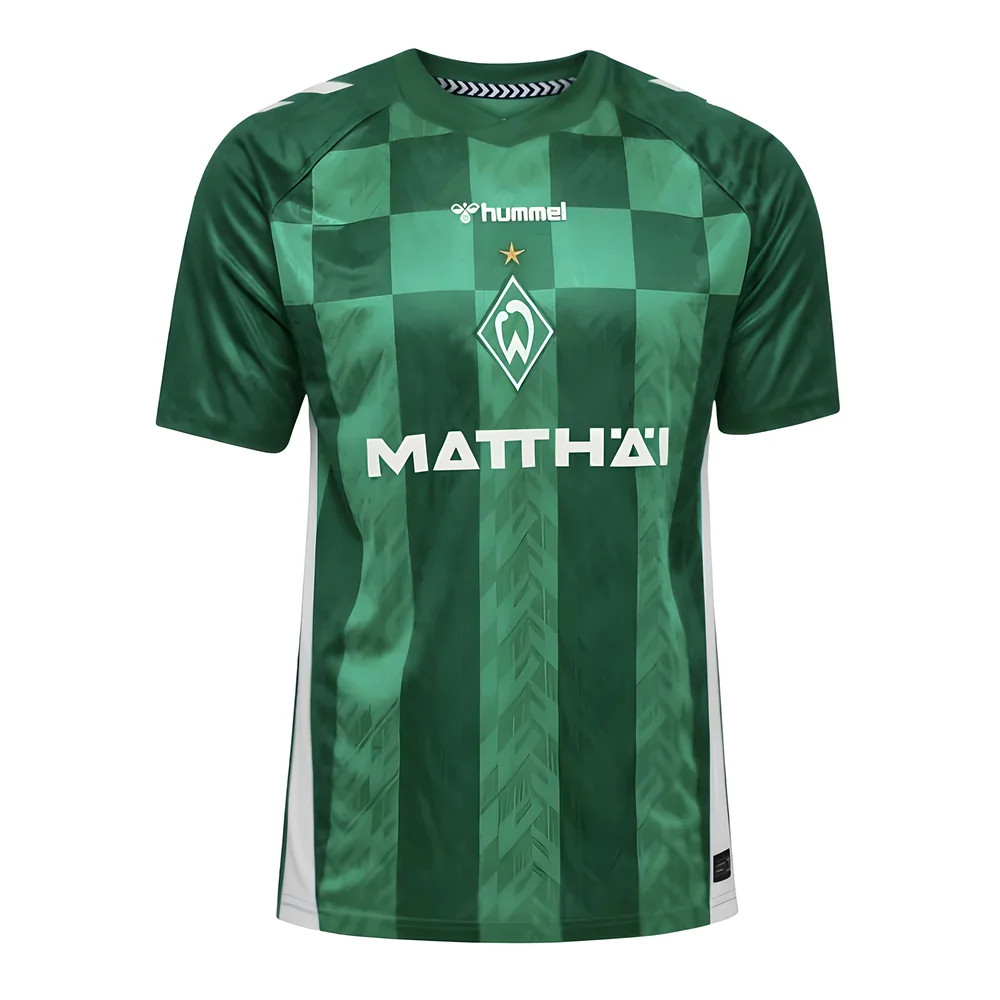 '24-'25 Werder Bre Home Shirt Polyester Made By: Hummel Men's Green 3XL