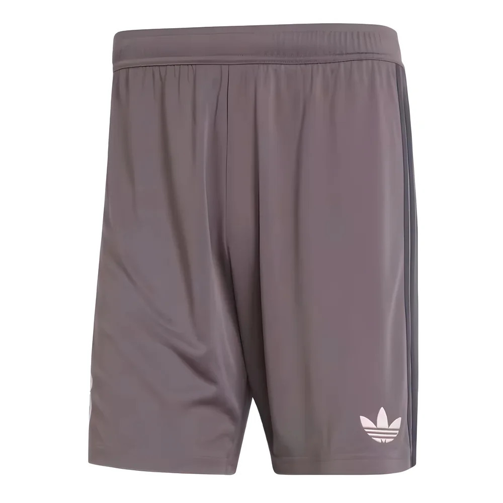 '24-'25 Real Madrid Third Shorts (Charcoal) Polyester Made By: Adidas Men's Black Extra Large