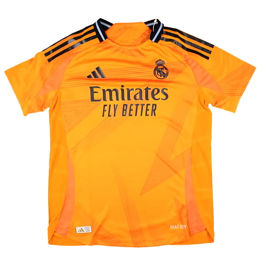 '24-'25 Real Madrid Authentic Away Shirt () Polyester Made By: Adidas Women's Orange Medium