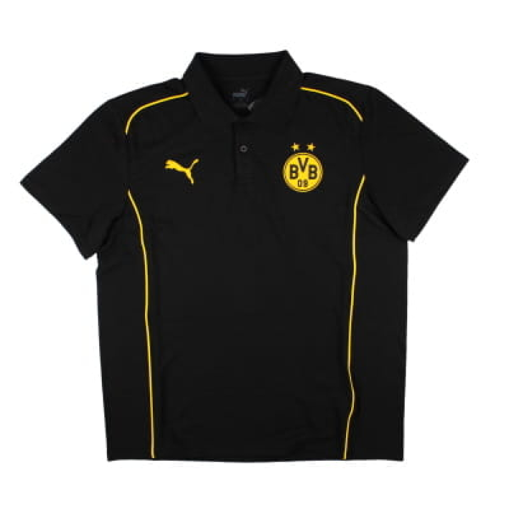 2024 2025 Borussia Dortmund Casuals Polo Shirt Black