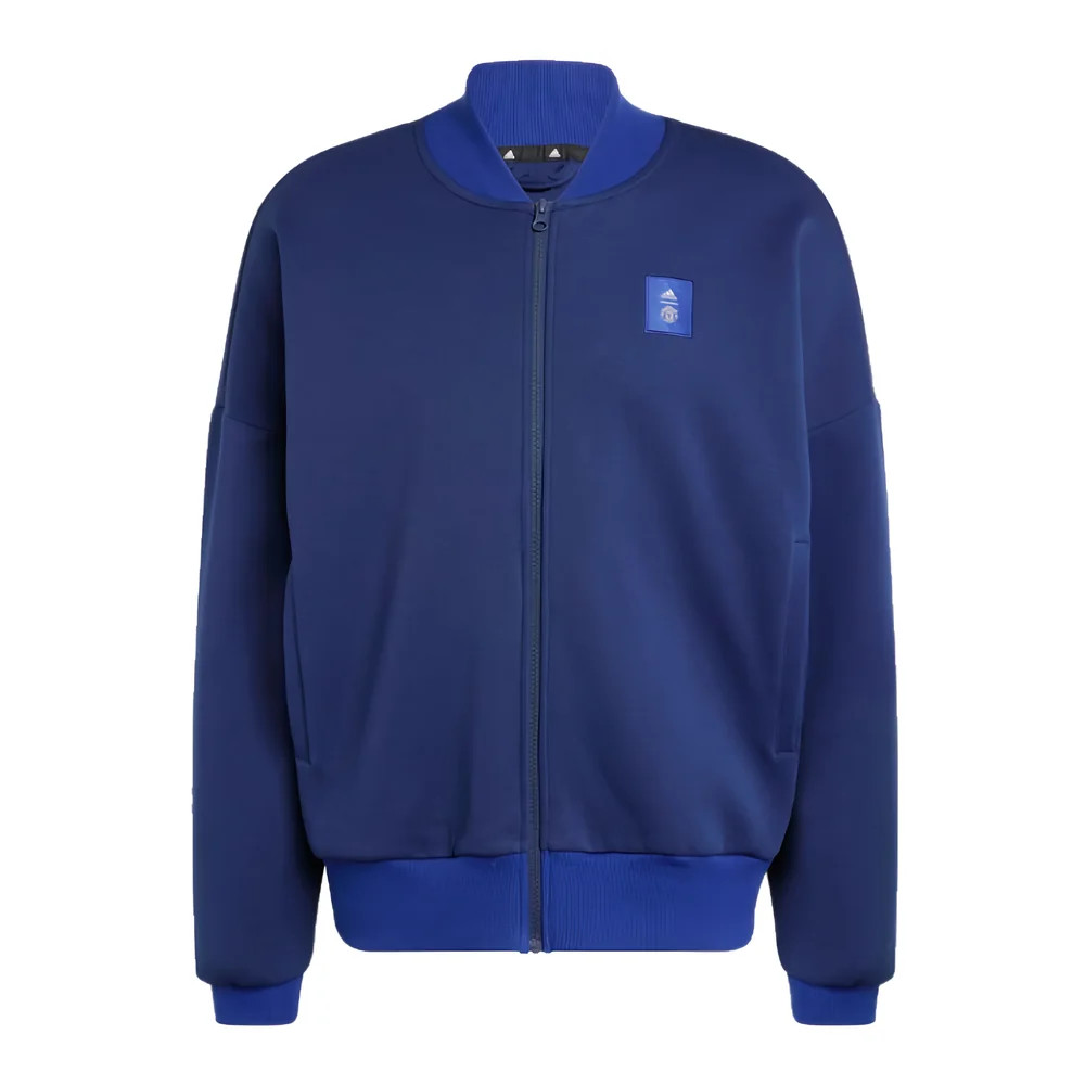 '24-'25 Man Utd Seasonal Track Top (Night Indigo) Polyester Manchester United Made By: Adidas Men's Blue Extra Large