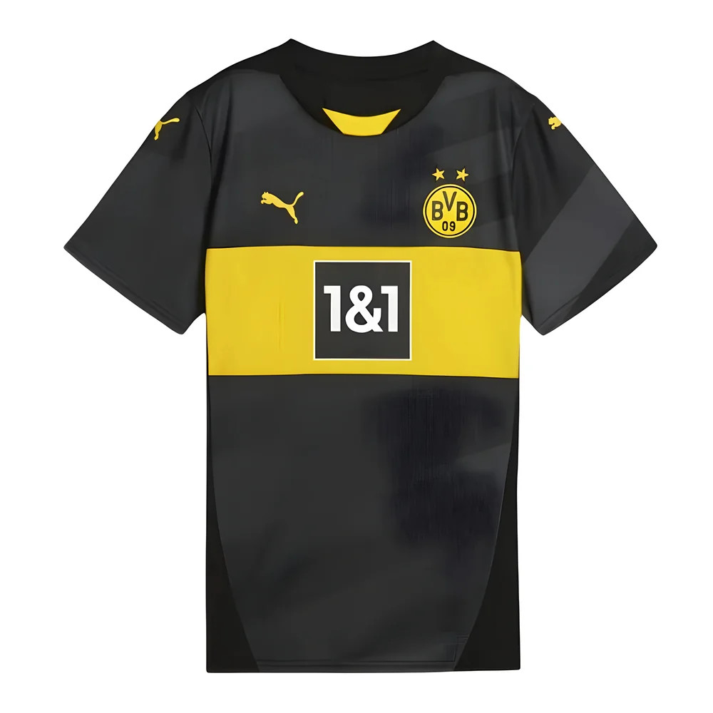 '24-'25 Borussia Dortmund Away Shirt () Polyester Made By: Puma Women's Black Small