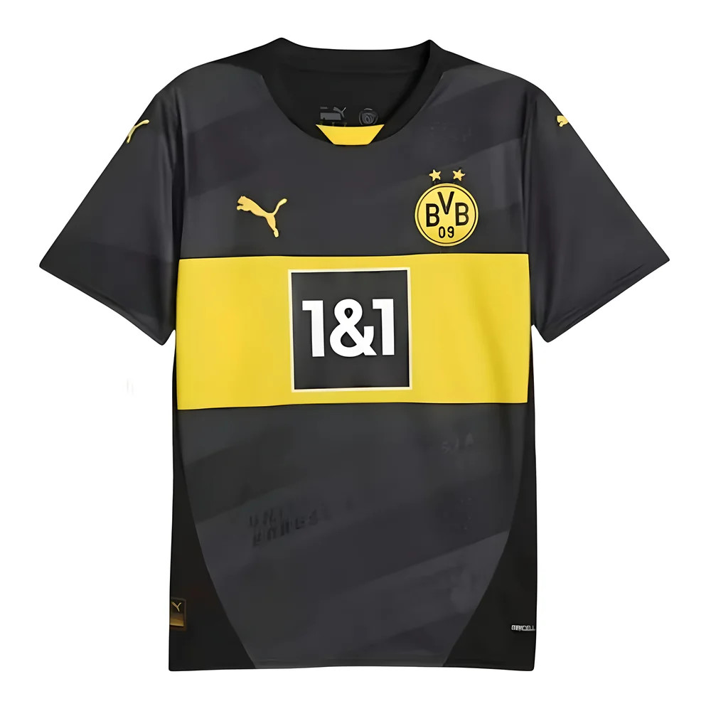 '24-'25 Borussia Dortmund Away Shirt Polyester Made By: Puma Men's Black Xxl