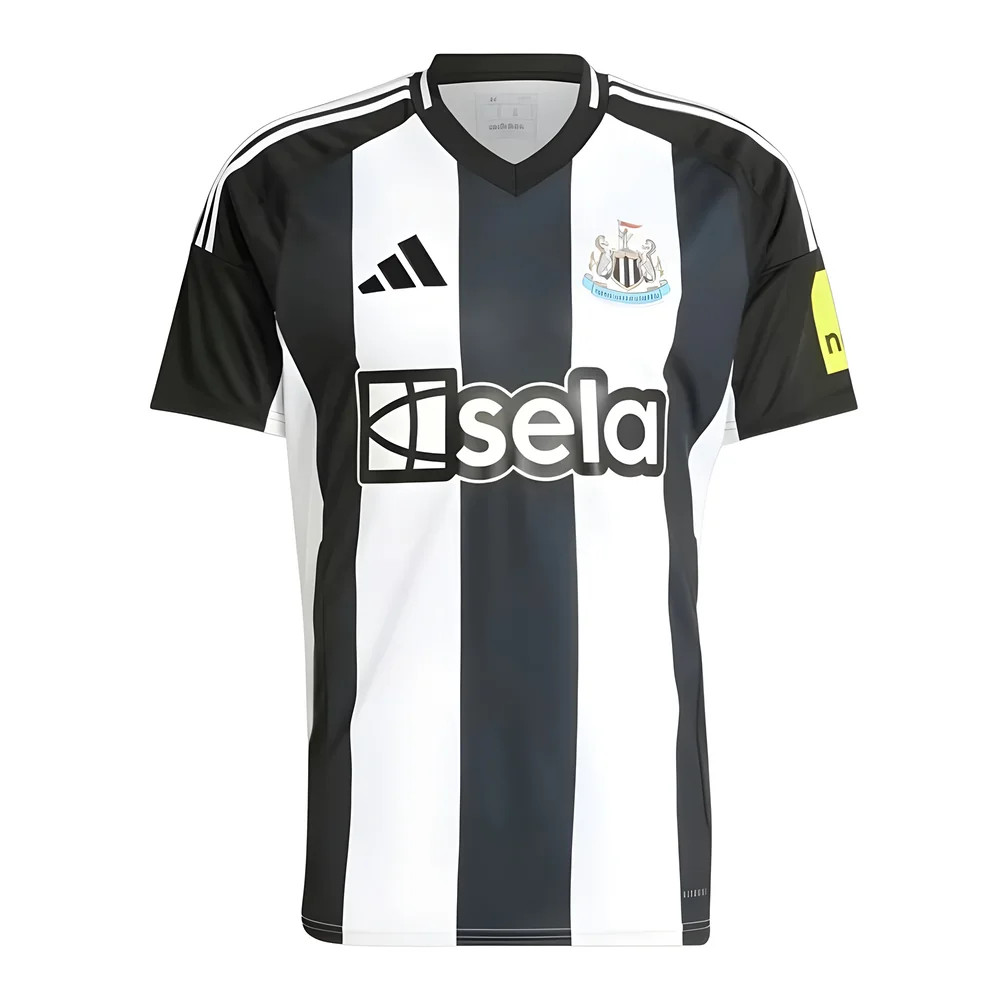 '24-'25 Newcastle Home Shirt Polyester Made By: Adidas Men's Black Medium