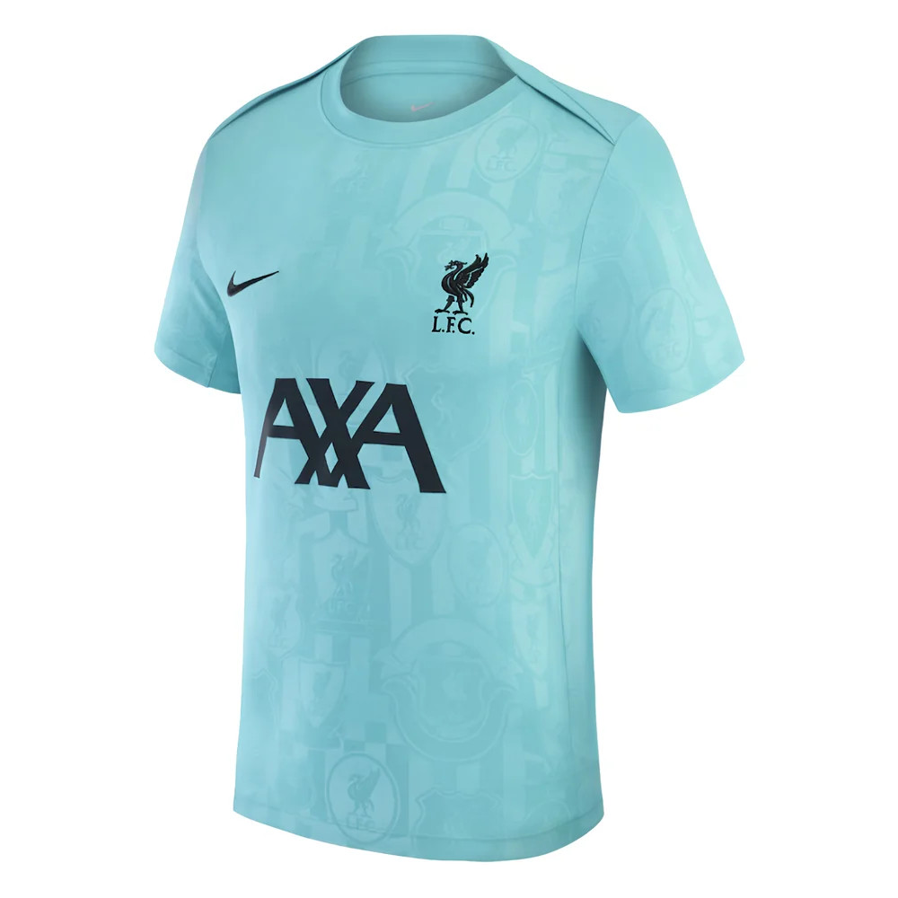 2024-2025 Liverpool Pre-Match Away Shirt (Teal) [FN9653-393
