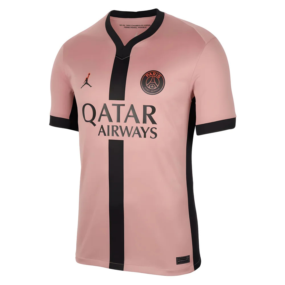 '24-'25 Psg Third Shirt Polyester Made By: Nike Men's Pink Xxl