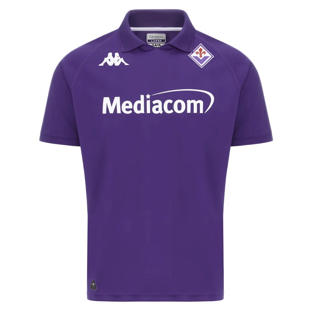 '24-'25 Fiorentina Home Shirt Polyester Made By: Kappa Men's Purple Extra Large