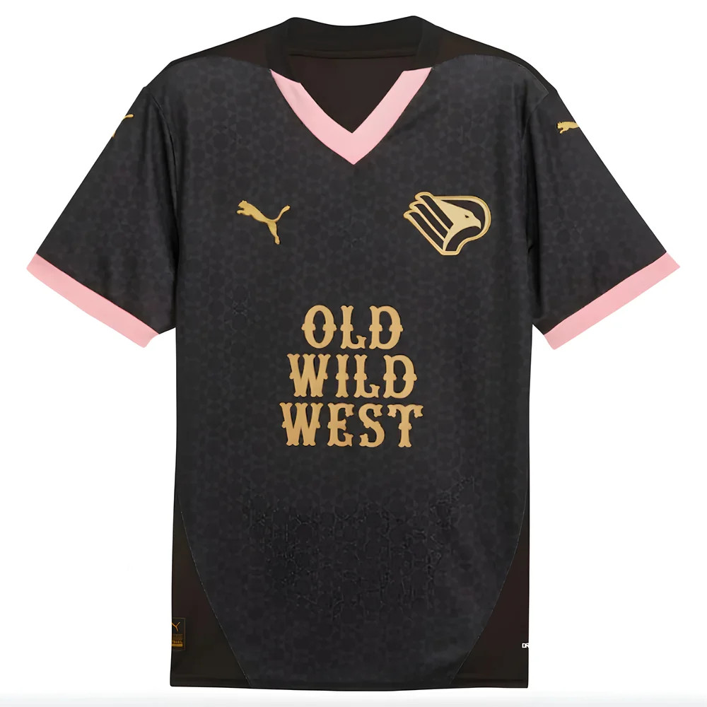 '24-'25 Palermo Away Shirt Polyester Made By: Puma Men's Black Medium