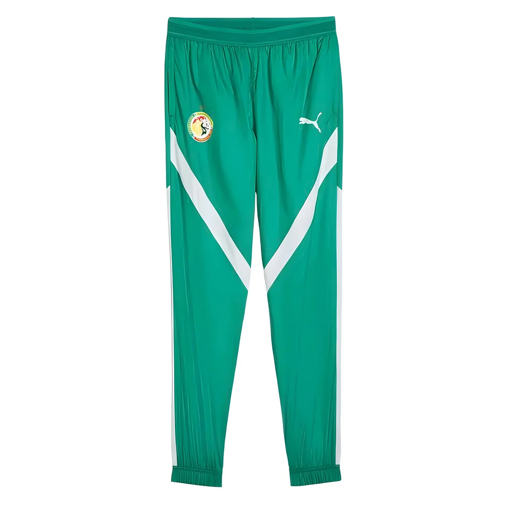 '24-'25 Senegal Prematch Woven Pants (Green) Polyester Made By: Puma Men's Green Large