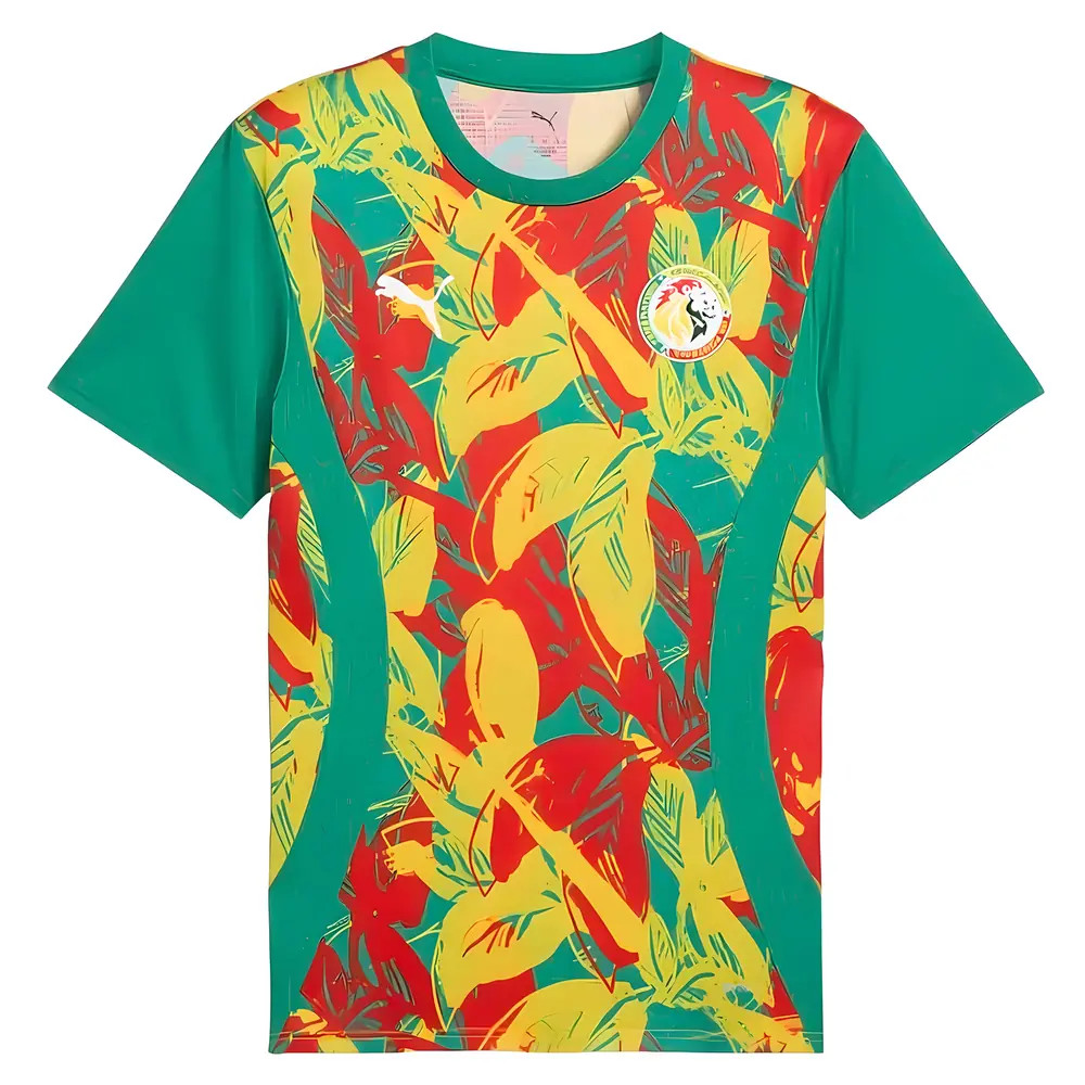 '24-'25 Senegal Prematch Ss Jersey (Green) Polyester Made By: Puma Men's Green Small