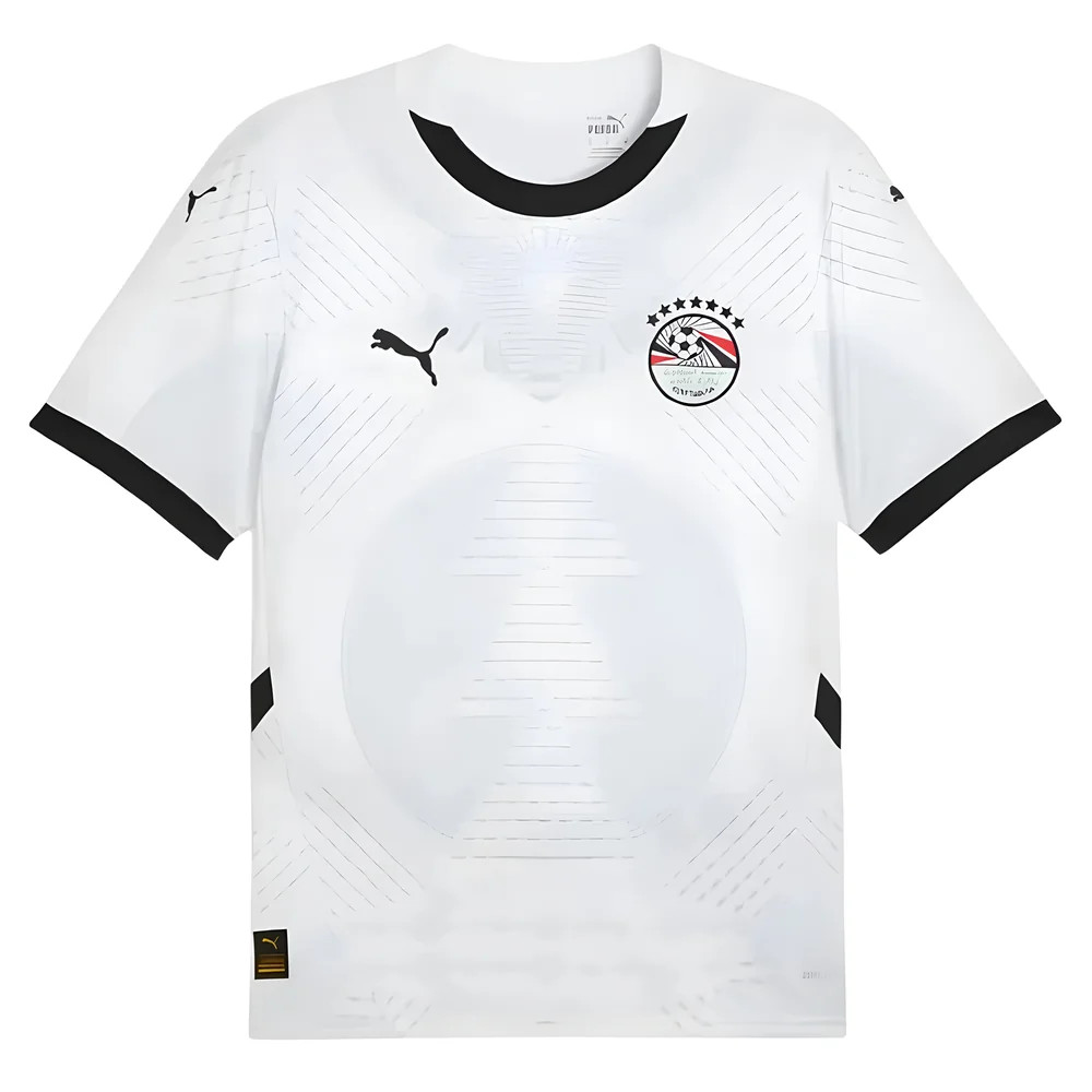 '24-'25 Egypt Away Shirt Polyester Made By: Puma Men's White Xxl