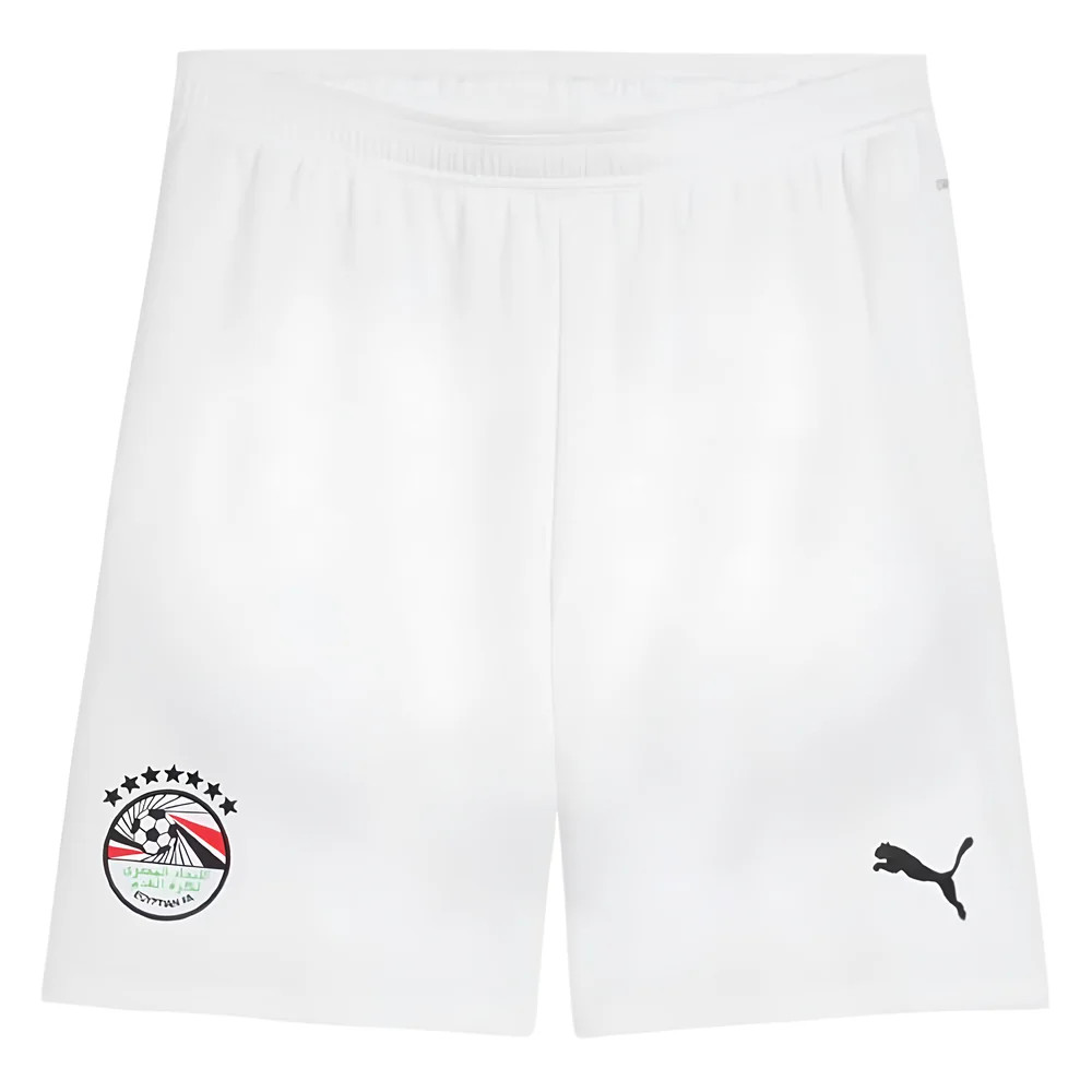 '24-'25 Egypt Away Shorts (White) Polyester Made By: Puma Men's White Medium