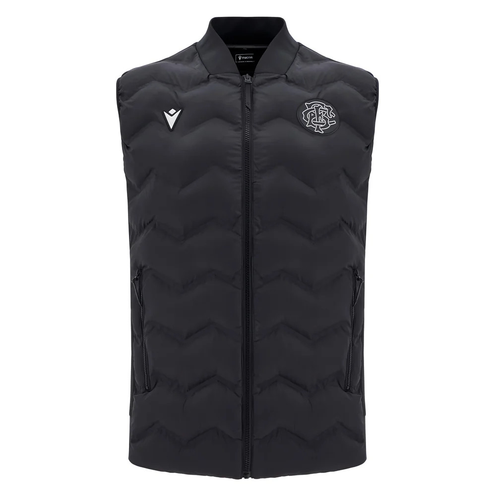 2025 Barbarians Rugby Softshell Gilet (Black) Polyester Made By: Macron Men's Black Medium