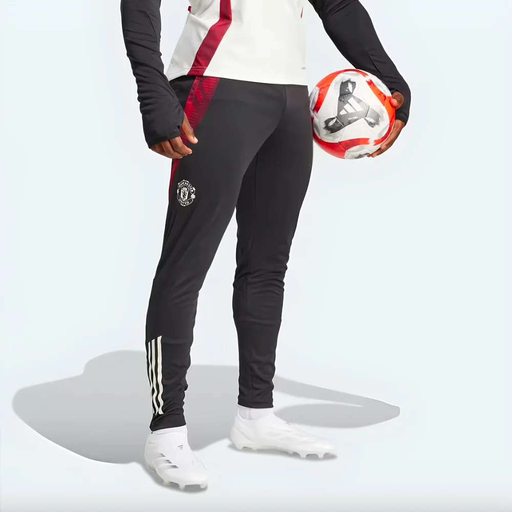 2025 Man Utd Training Pants (Black) Polyester Manchester United Made By: Adidas Men's Black Xxl