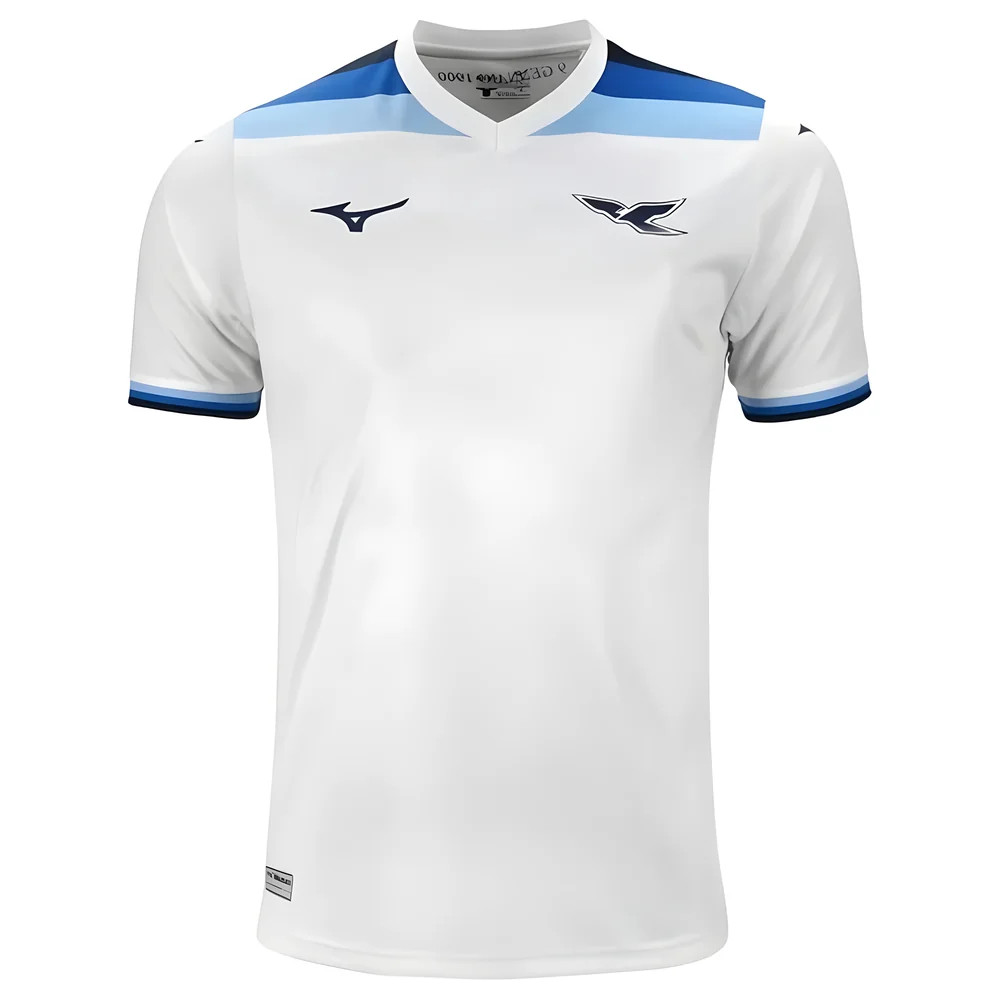 Lazio 125Th Anniversary Home Shirt Polyester Made By: Mizuno Men's White Extra Large